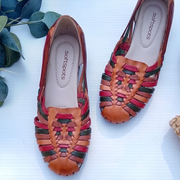 mexican woven leather sandals